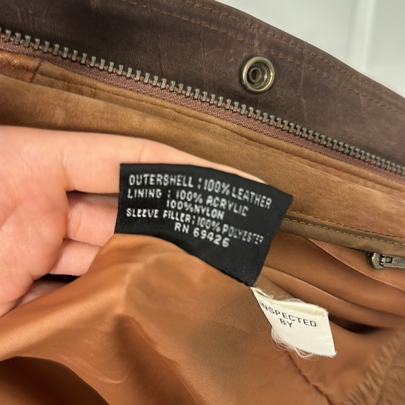 Vintage leather jacket - Picture 4 of 4